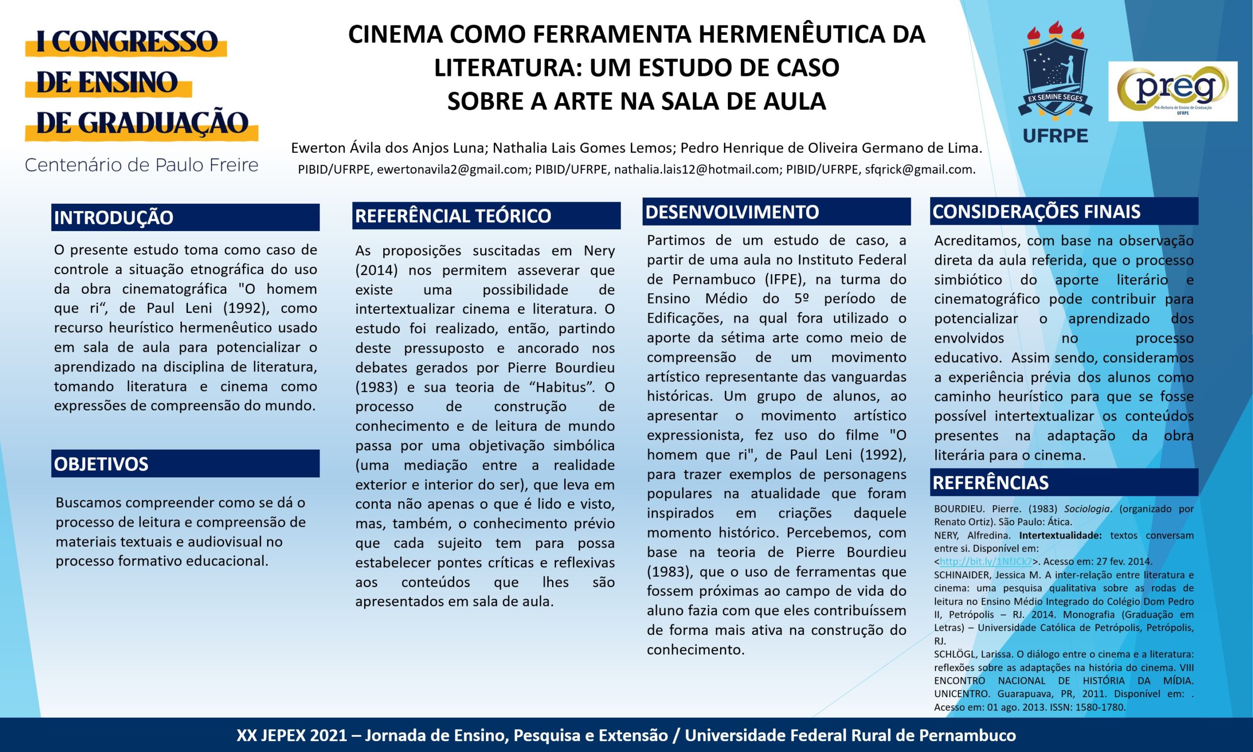 O cinema na sala de aula